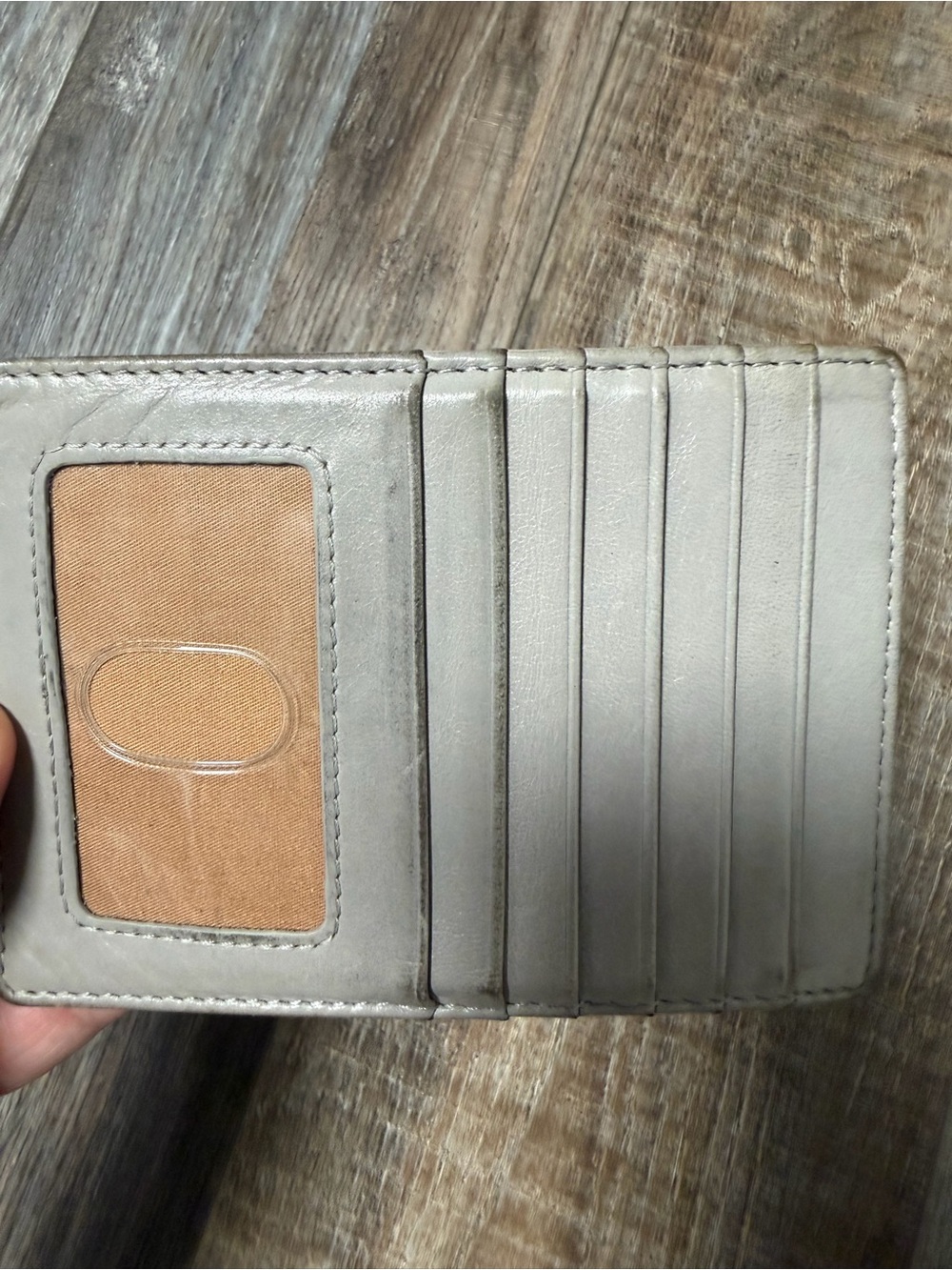 Classic Men's Bi-Fold Card Wallet in Light Gray